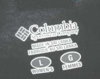 NEW Columbia Womens L Yoga L/S Black Tunic Mystic Mile  