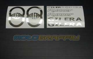 piece chrome Gilera Runner sticker/decal kit  