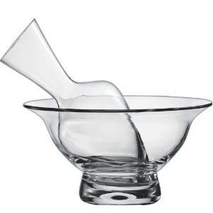   White Wine Decanter and Bowl Chiller Set, 25.3 Ounce