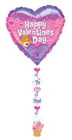 CARE BEARS VALENTINES DAY 24 BALLOONS LOVE BEARS CUTE  