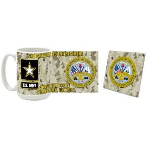   Army 2nd Battalion 334th Regiment Coffee Mug/Coaster