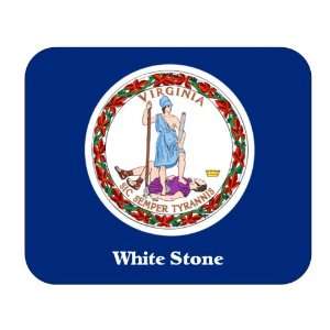  US State Flag   White Stone, Virginia (VA) Mouse Pad 