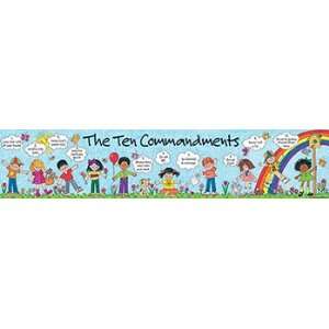 Banner Childrens Ten Commandments