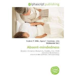  Absent mindedness (9786132917812) Books