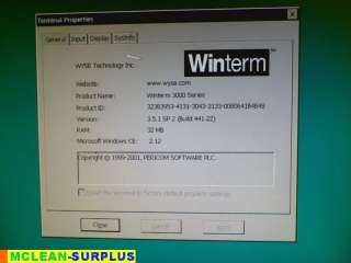 Lot 4 Wyse WinTerm WT3200LE Thin Client Terminal Win CE  