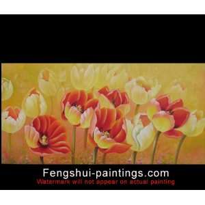  Flower Paintings, Oil Painting Abstract, Flower Painting Canvas Art 