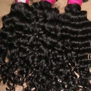  Virgin Peruvian Remy Hair Curly Grade AAAA 100g Beauty