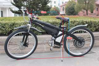 ELECTRIC MOTORIZED BICYCLE 1000W Electric Bike+10Ah Li ion Anti Theft 