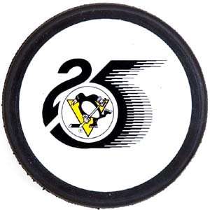 Pittsburgh Penguins 25th Anniversary puck   
