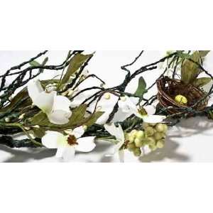   Flowers with Natural Look Birds Nest 4 Feet Long