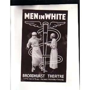   IN WHITE  Sidney Kingsley  Broadhurst Theatre 1933 