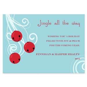  Jingle Bells Invitation Holiday Cards 