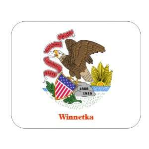  US State Flag   Winnetka, Illinois (IL) Mouse Pad 