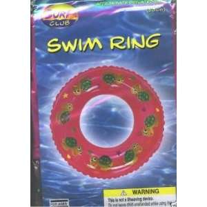 Surf Club Swim Ring, Turtle, Hot Pink, Age 3+