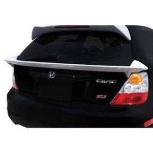   Civic Hb Si Custom W Type Mid Wing Spoiler Performance Automotive