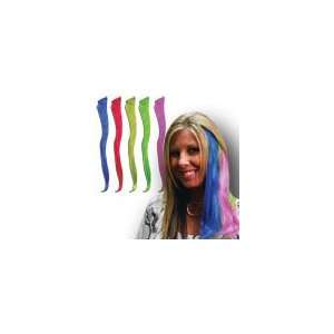  Neon Hair Extensions (12 Pack)