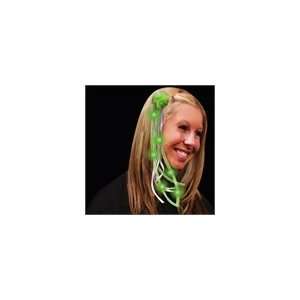  Green and White LED Ribbon Fascinator Health & Personal 