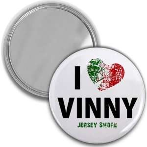 Creative Clam I Heart Vinny Jersey Shore Slang Fan 2.25 Inch Pocket 
