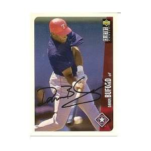  Damon Buford 1996 Upper Deck Collectors Choice Signed 