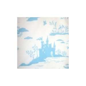  The Blankie in Powder Blue Toile Flannel Baby