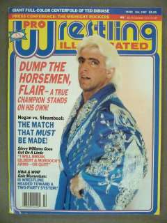 Pro Wrestling Illustrated   Oct, 1987    Ric Flair cover  