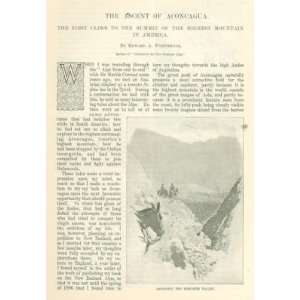  1898 Climbing Aconcagua Horcones Valley Dr Gussfeldt 