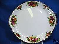 ROYAL ALBERT OLD COUNTRY ROSES 10 1/2 ROUND CAKE NEW  