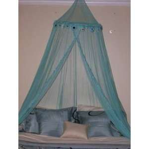  Blue Daisy Decorative Bed Canopy