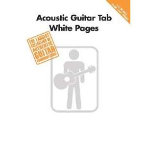  Acoustic Guitar Tab White Pages **ISBN 9780634057120 