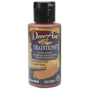  Deco Art 3 Ounce Traditions Acrylic Paint, Quinacridone 