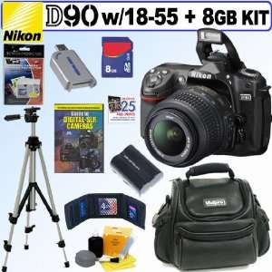 Nikon D90 DX 12.3MP Digital SLR Camera with 18 55mm f/3.5 5.6G AF S DX 