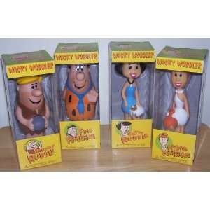  Funko Flintstones Bobblehead Wobbler Set Fred, Wilma 