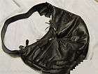   Dark Brown Genuine Leather Hobo with 2 seperate zip pockets   NWT wow