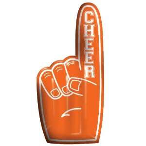   Party By Creative Converting School Spirit Inflatable Finger   Orange
