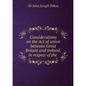  Considerations on the Act of union between Great Britain 