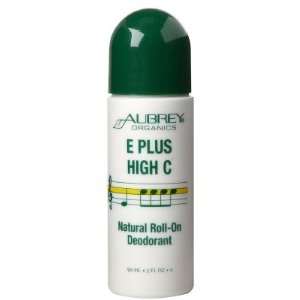  Aubrey Organics  E Plus High C Roll On Deodorant, 3oz 