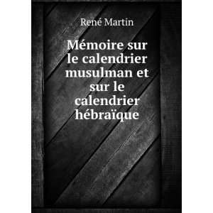  sur le calendrier hÃ©braÃ¯que RenÃ© Martin  Books