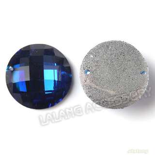 300X Wholesales Costume Buttons Blue Resin 20mm 24247  