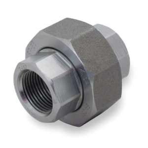 Forged Steel Black and Galvanized Pipe Fittings Union,1/8 In,Threaded 