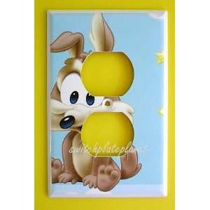  BABY Looney Tunes WILE E COYOTE OUTLET Switch Plate 