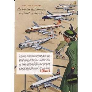   Boeing Lockheed Douglas Martin Original Airplane Ad 