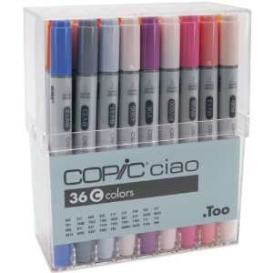  Copic Marker Copic Ciao Markers Set of 36, Color Set C 