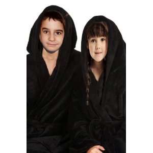  Luxury Hooded Robe   Terry Velour Kids Bathrobe, 100% Turkish 