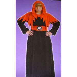   Ghoul Reaper Robe Black Skull Costume Size 4 6 Black Red Toys & Games