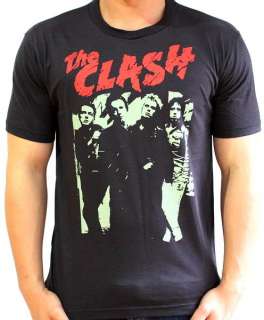 THE CLASH 80s UK Concert Vintage Punk Rock T Shirt S  