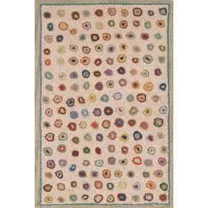  Dash and Albert Cats Paw Oatmeal 2 x 3 Area Rug