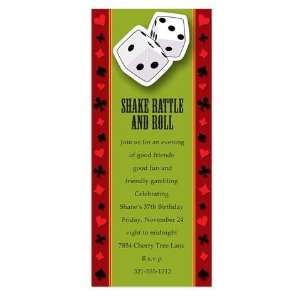 Rollin Dice Wigglers Party Invitations Toys & Games