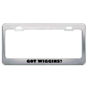  Got Wiggins? Last Name Metal License Plate Frame Holder 