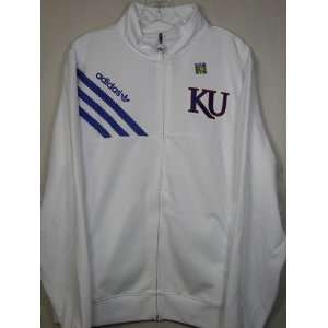 Kansas Adidas Originals Celebration Track Jacket (White)   Large 