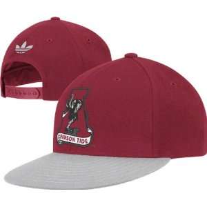 Alabama Crimson Tide adidas Originals Vault Logo Snapback Hat  